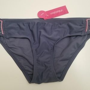 Xhilaration Blue Hipster Bikini Swim Bottom